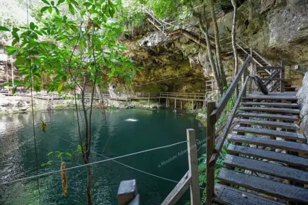 X’Canche cenote  view on Ek Balam excursion
