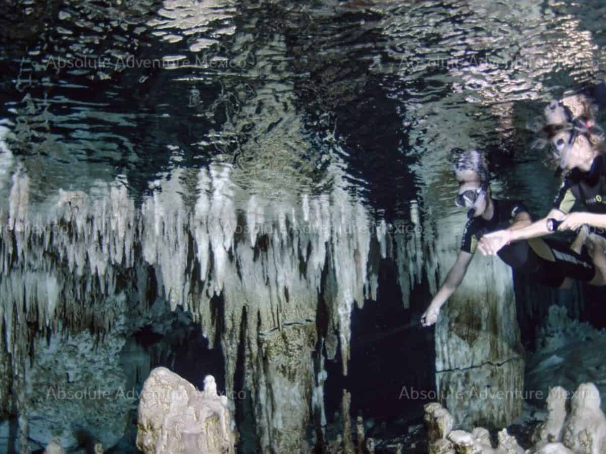 snorkeling-in-cenote-mexico-