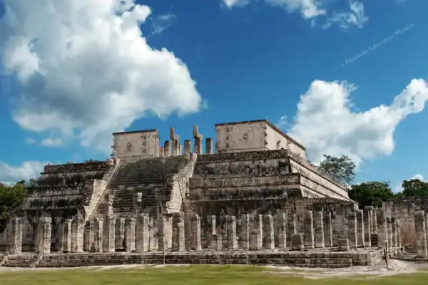 Temple of the  Warriors at Chichen Itza