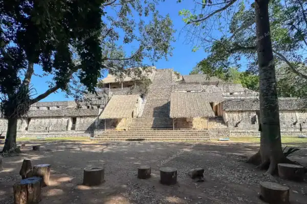 Ek Balam Acropolis  view from bottom