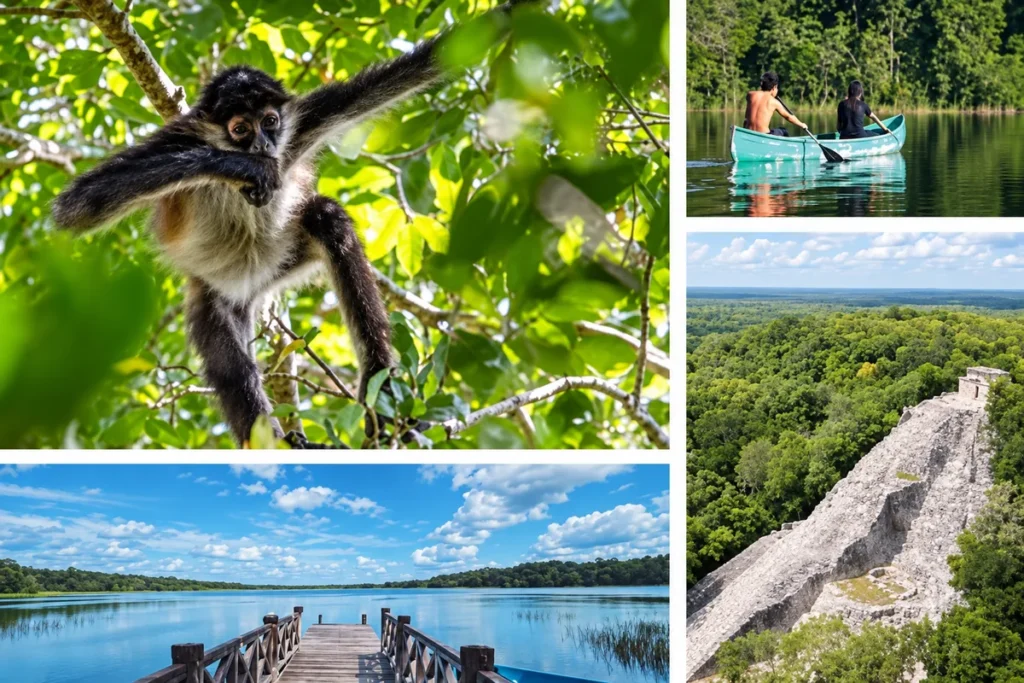 Coba ruins and Punta Laguna Monkey Reserve - tour photographs