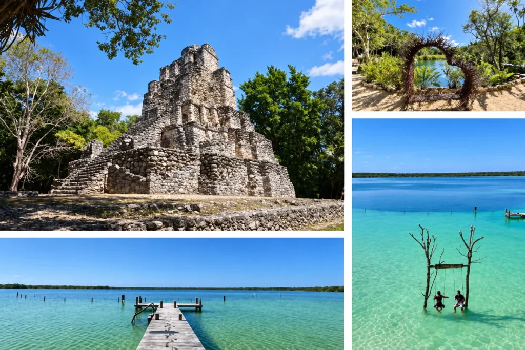 Muyil ruins, Kaan Luum Lagoon and Cenote - tour photographs