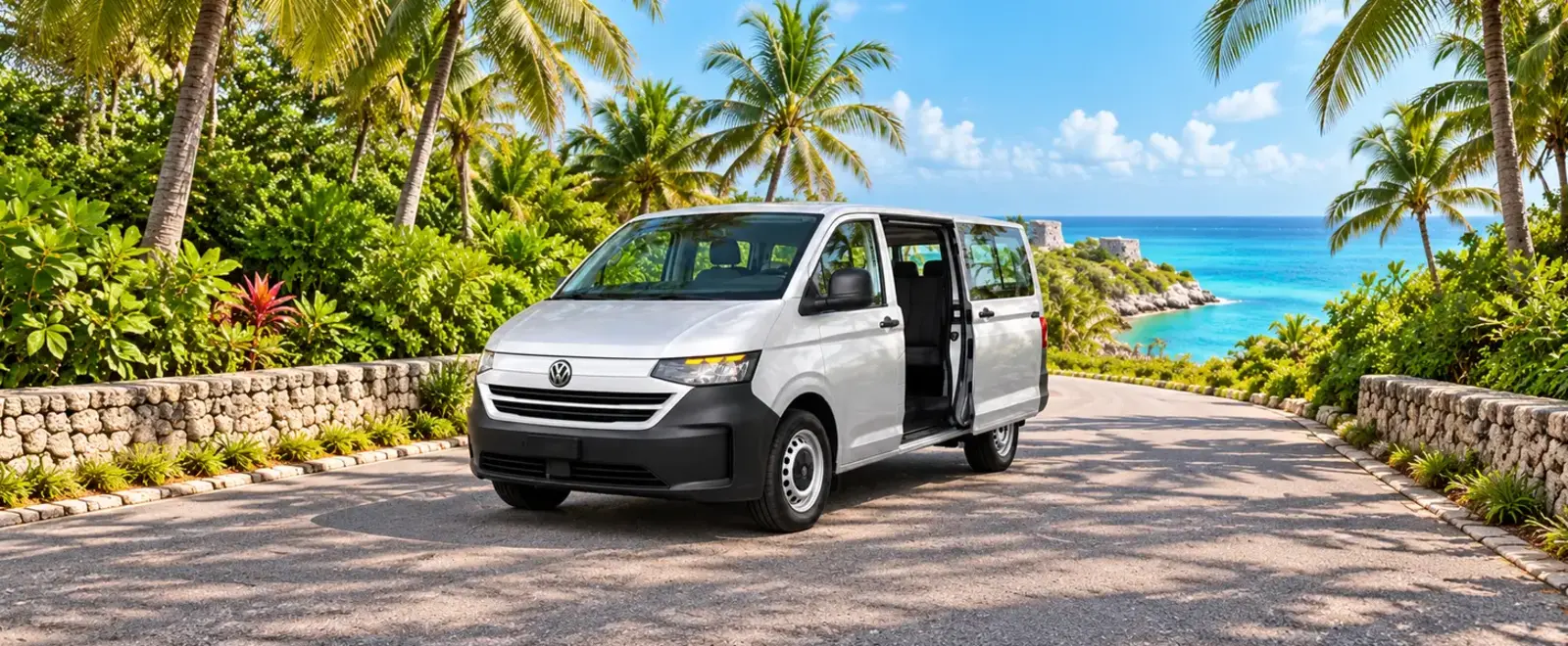 Volkswagen Privat-Tour-Van in der Riviera Maya