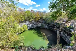 Sacred Cenote at
  Chichen Itza private tour