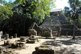 Temple of the
  Paintings at Coba excursion