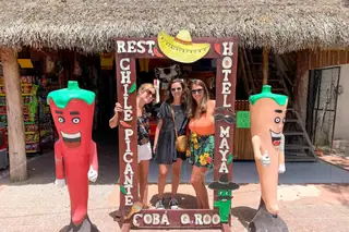 Local restaurant
  stop after Coba ruins and Punta Laguna tour