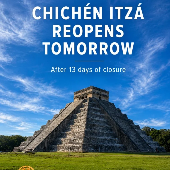 Good news! 🎉 Chichen Itza will officially reopen on June 1, 2026. After 13 days of closure due to local artisan protests, our private Chichen Itza tours are available again startin…